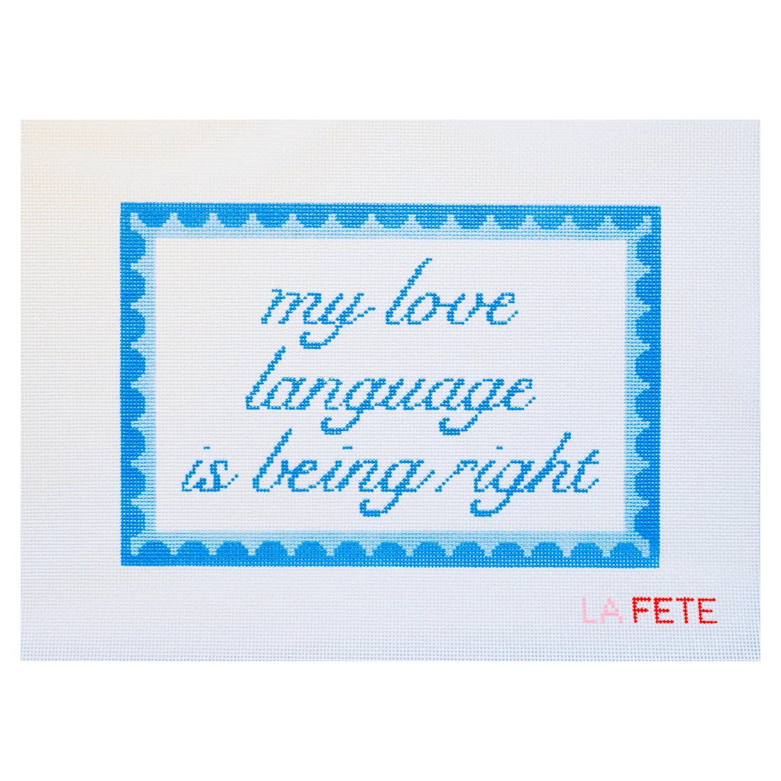 ‘My love language is being right’ Canvas
