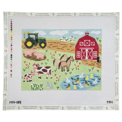 Barnyard Farm Scene