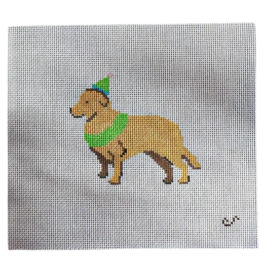Party Animal Golden Retriever Canvas