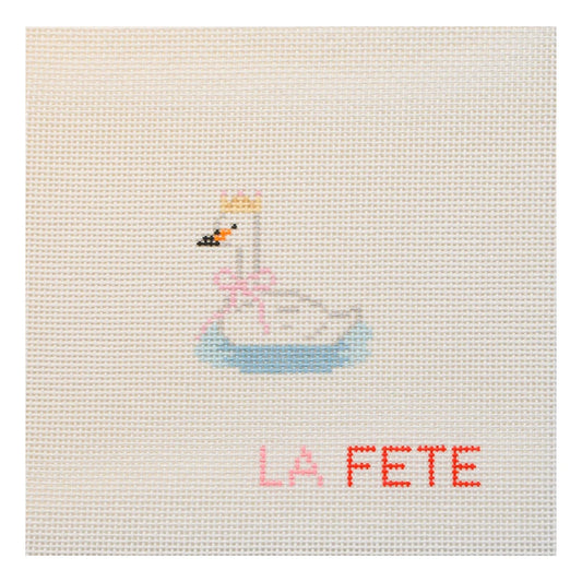 Party Animals - Swan Canvas