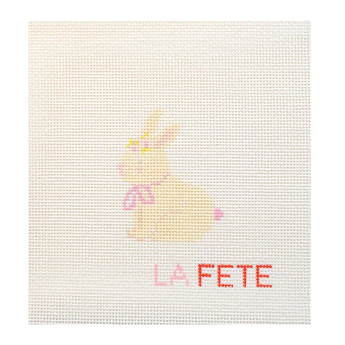 Floral Bunny Canvas