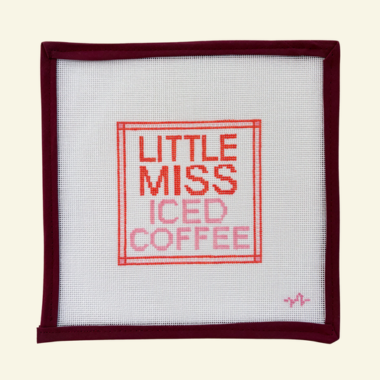 Little Miss Iced Coffee Canvas