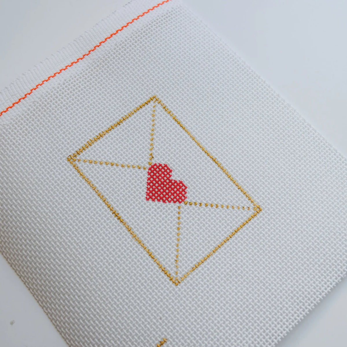 Red Love Letter Canvas