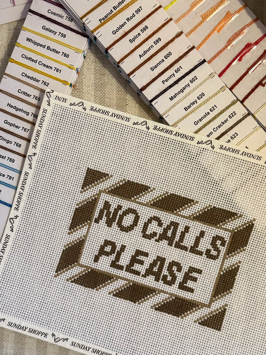 No Calls Please Canvas