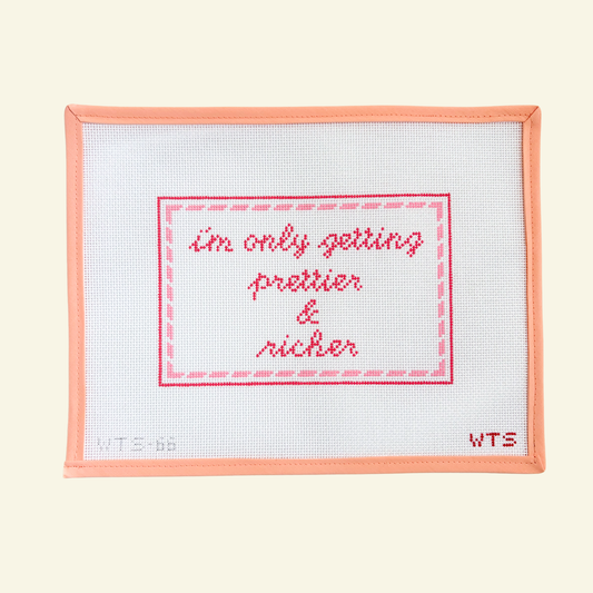 I'm Only Getting Prettier and Richer Canvas