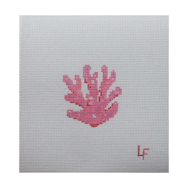 Glitter Coral Canvas