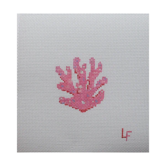 Glitter Coral Canvas