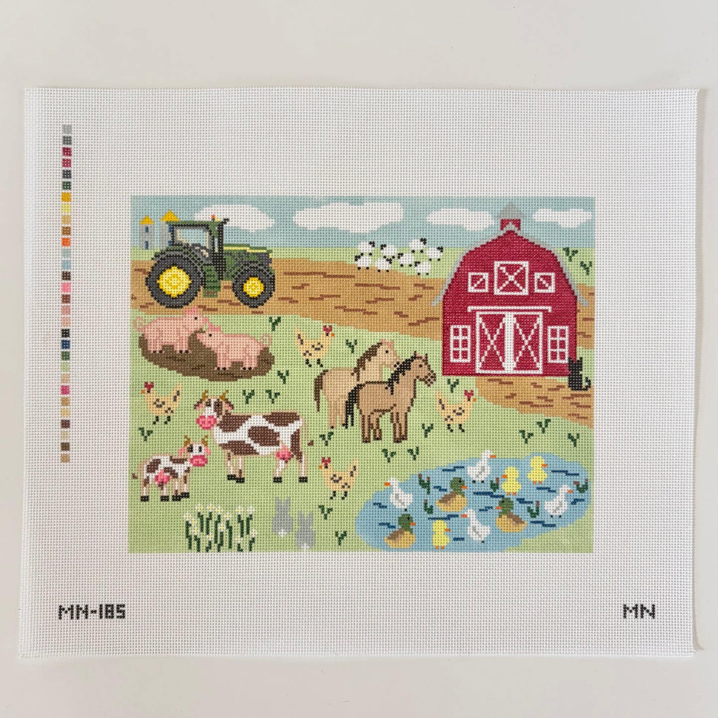 Barnyard Farm Scene