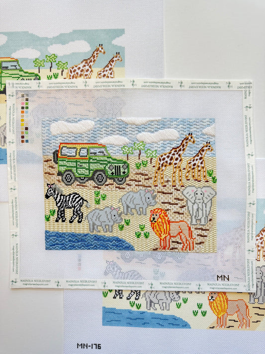 Safari Scene Canvas