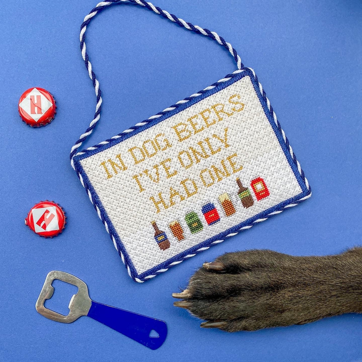 Dog Beer Canvas