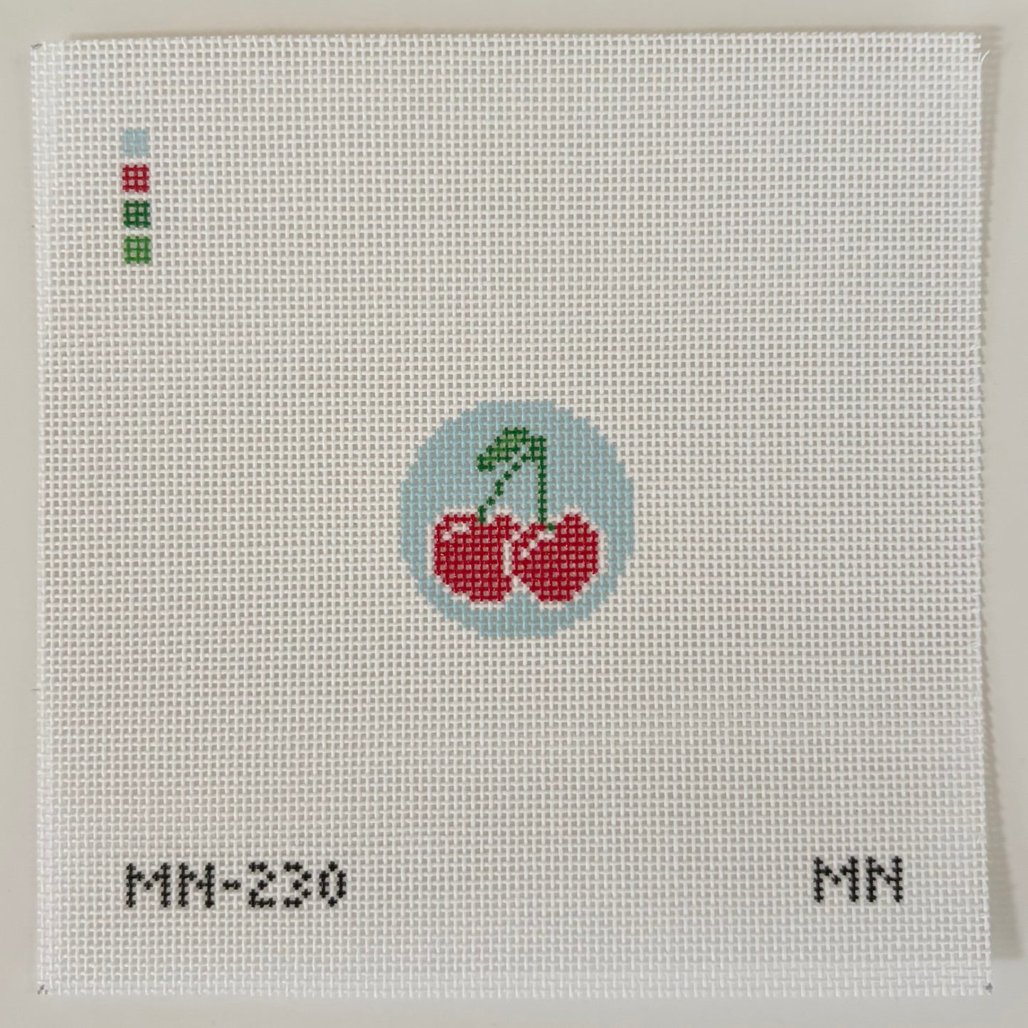 Cherries on Blue Mini