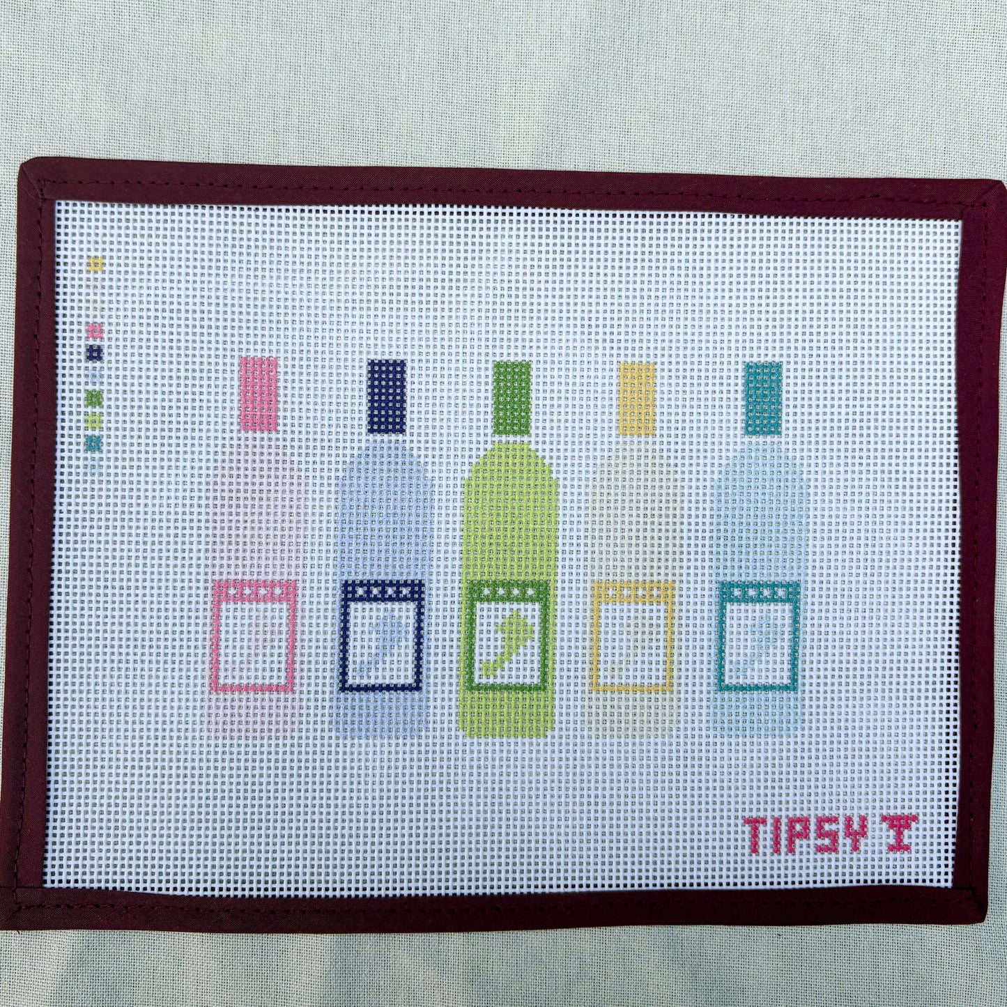 Colorful Wine Bottles