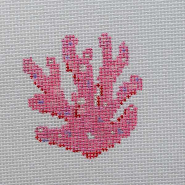 Glitter Coral Canvas