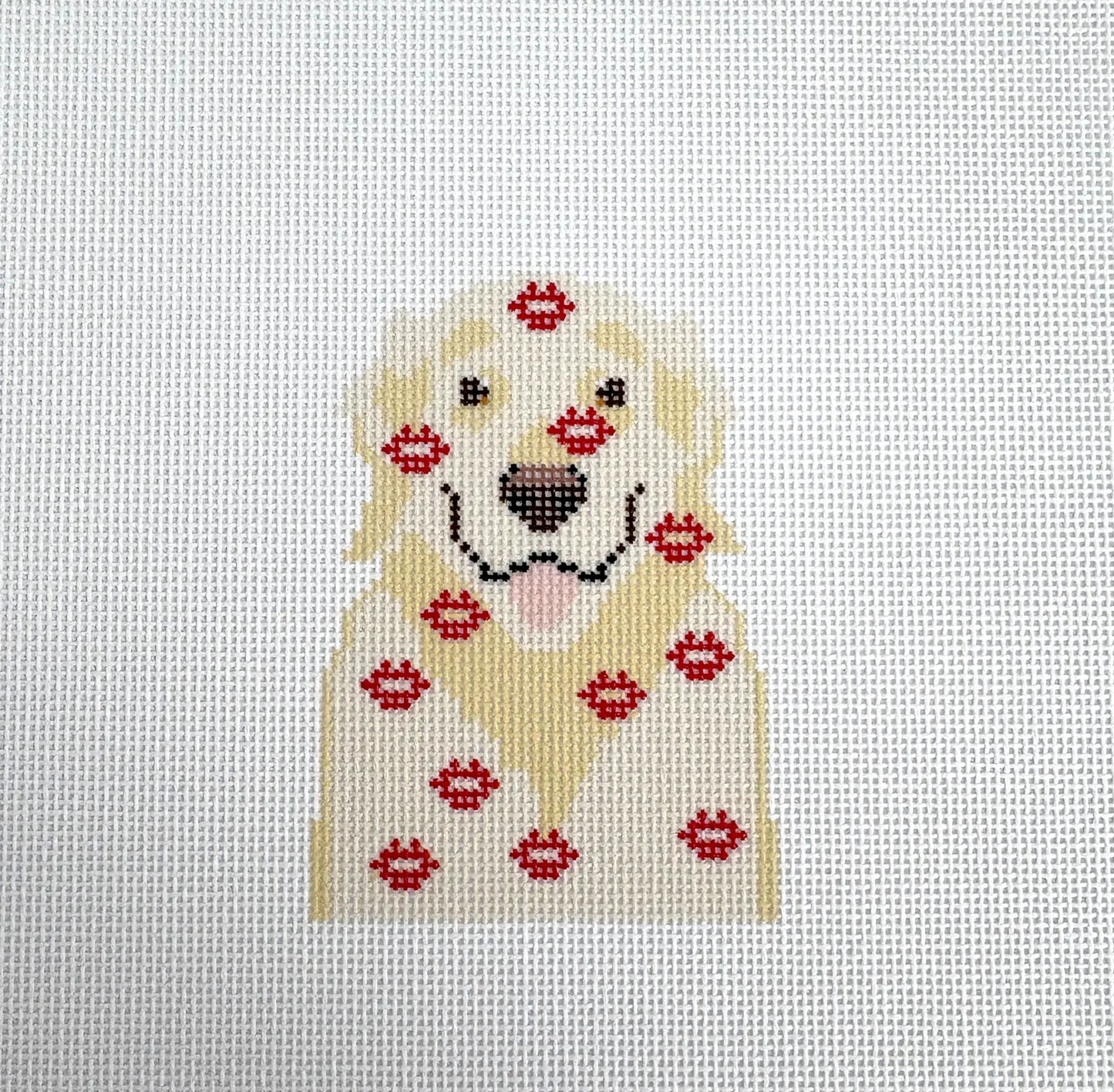 Kisses Golden Retriever