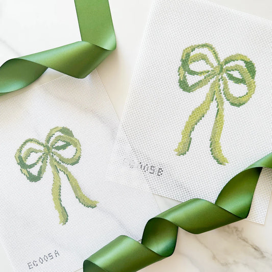 Green Bow Canvas