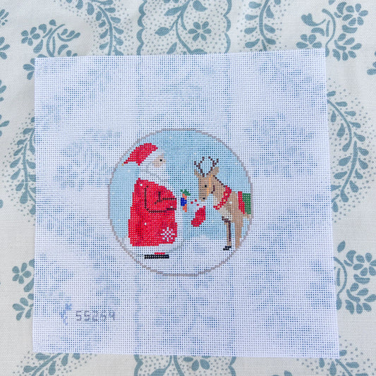 Reindeer Games Ornament Canvas
