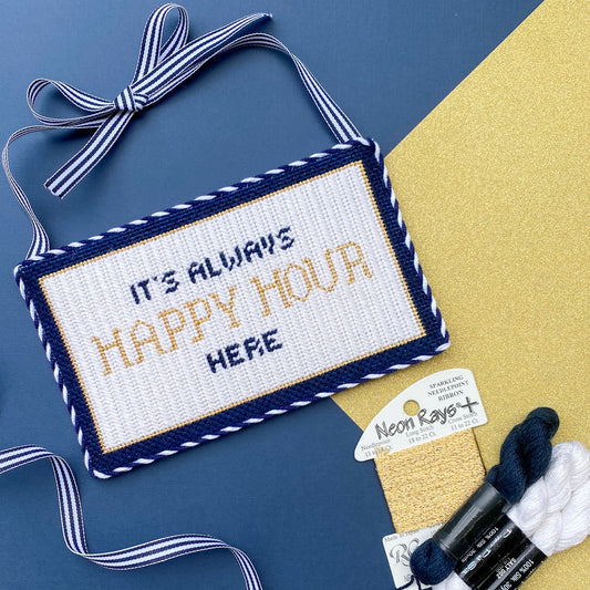 It's Always Happy Hour Here 13 Mesh Canvas