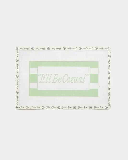 It'll Be Casual Green Canvas